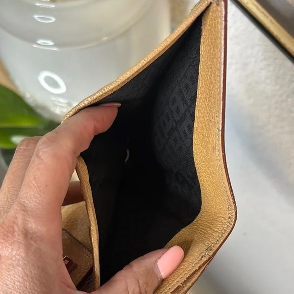 Bally Gold Leather Wallet. With wear - Picture 5 of 5